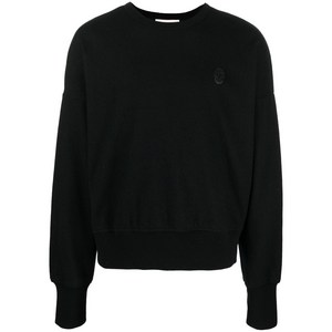 알렉산더맥퀸 알렉산더 맥퀸 로고 패치 울 스웨트셔츠, 블랙계열, Standard S