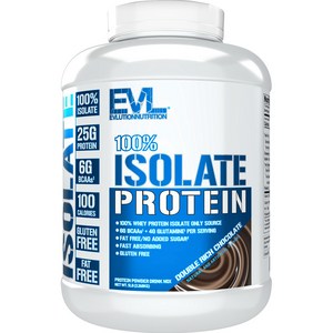 EVLUTIONNUTRITION 아이솔레이트 프로틴 더블 리치 초콜릿 맛, 2.268kg, 1개