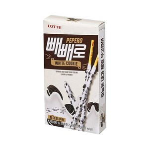 롯데제과 빼빼로 화이트 쿠키, 37g, 10개