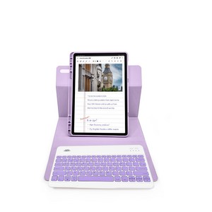 갤럭시탭 S9 플러스 12.4 호환 콤비 360회전 블루투스 키보드 세로거치 S펜수납 케이스