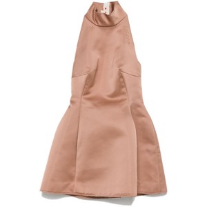 마르니 더체스 새틴 미니 드레스