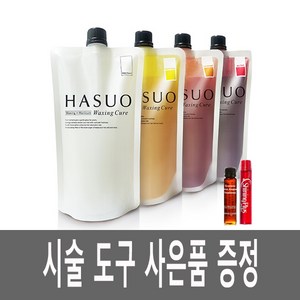 하수오 헤어용 왁싱큐어 500g, 레드, 1개