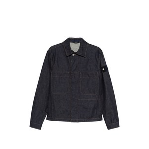 스톤 아일랜드 패치 포켓 데님 셔츠 재킷, 블루계열, Standard L(KR 100)