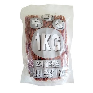 아이핏코리아 수라상 대용량 1KG 강아지 간식 반려견 애견간식, 1개, 8.오리슬라이스1KG