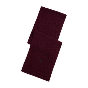 폴로랄프로렌 케이블 니트 스카프