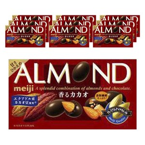 메이지 아몬드초콜릿 카오루카카오, 75g, 10개