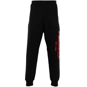 알렉산더맥퀸 그래피티 코튼 트랙팬츠