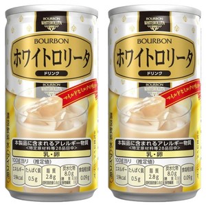 부르본 화이트 로리타 드링크 캔, 180g, 2개