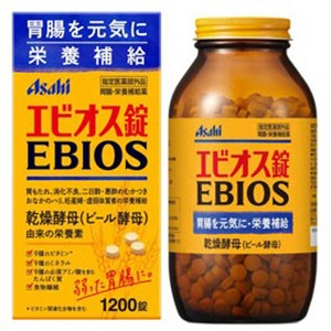 Asahi 에비오스 맥주 효모 타블렛, 1200정, 1개