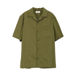 셀린느 반소매 로고 셔츠, 그린계열, Collar (cm) 39