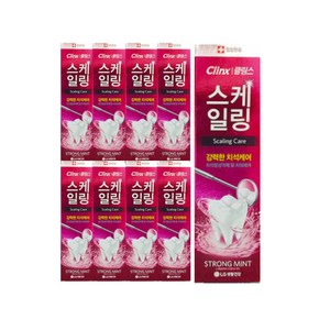 페리오 클링스 치석케어 치약 스트롱 민트, 100g, 9개