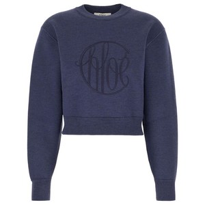 끌로에 로고 자수 스웨터