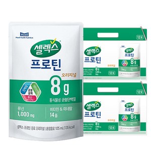 셀렉스 프로틴 파우치 음료 오리지널, 125ml, 24개