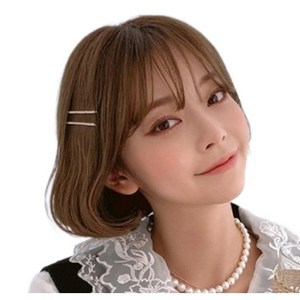 [다이나몰/8개세트] 큐빅 포인트 일자 실핀