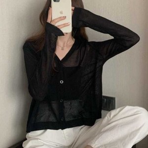 마유니 살안타 오버핏 여성 봄 여름 가을 간절기 가디건