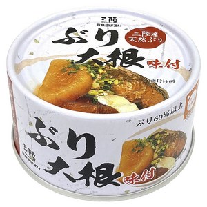 산리쿠 방어 무 조림 통조림, 170g, 1개