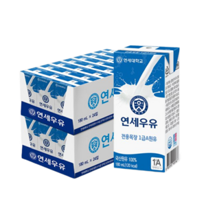 연세대학교 연세우유, 180ml, 48개