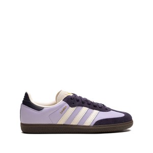 아디다스 삼바 OG 실버 던 오로라 앤 블랙 스니커즈, US 6.5(KR 235), 바이올렛/보라계열