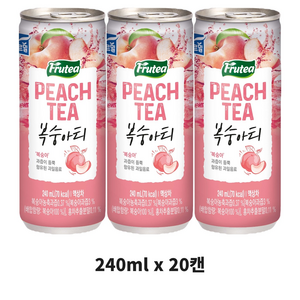 푸르밀 복숭아티 240ml, 60개