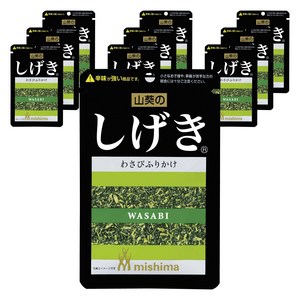 미시마 시게키 와사비 후리가케, 12g, 10개
