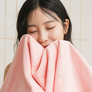 헤인느 먼지없는 프리미엄 호텔 수건, 파우더핑크, 5개