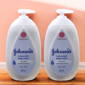 [존슨즈베이비] [존슨즈] 화이트 로션 500ml x2, 상세 설명 참조, 2개