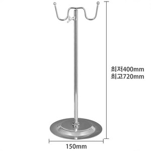 이박사 간호실습 다기능 거치대 수액팩 IV튜브 거치대, 1개