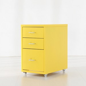 마켓비 FIHA 낮은서랍장 2.1단, 옐로우, 3개