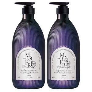 먼프리 대용량 맥주효모 콜라겐 단백질 탄력 트리트먼트 남배우 Pick 카멜리아향, 1.059L, 2개