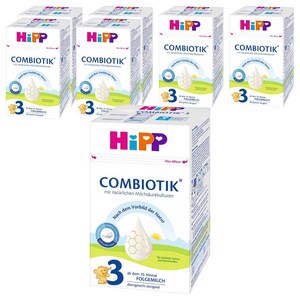 힙 콤비오틱 전분 분유 3단계, 600g, 7개