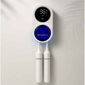 원프라임 2인용 커플 칫솔 살균기 OP-702 UVC 자외선살균 소독기 팬드라이 건조기 벽걸이용