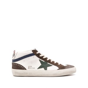 골든 구스 미드 스타 가죽 스니커즈, Italy 43(KR 285), 화이트계열