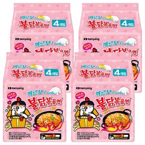 불닭볶음면 까르보 130g, 16개, (4개입 X 상세페이지 참조 X 상세페이지 참조)