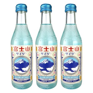 기무라음료 후지산 사이다, 240ml, 3개