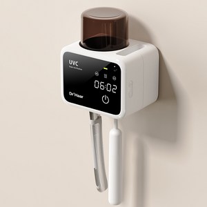 닥터하르 무선 UV히팅 칫솔살균기 가정용 휴대용 소독기 면도기 건조기 2구