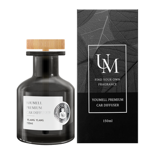 유멜 프리미엄 차량용 디퓨저 150ml 2개입, 일랑일랑, 1세트