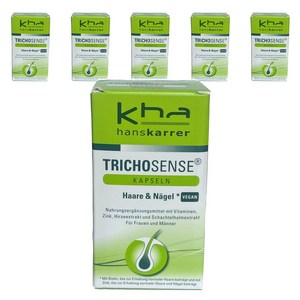 한스카러 트리코스 헤어 네일 비건 캡슐, 60정, 6개