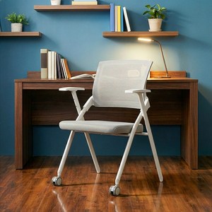 린백토리 LTY100S 학생 바퀴없는 허리 편한 공부 책상 사무실 회의실 접이식 메쉬 의자