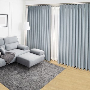 스마일데코 호텔식 나비주름 형상기억 암막커튼 2장셋트