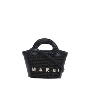 마르니 트로피칼리아 로고 마이크로 토트 백