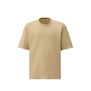 C.P.컴퍼니 크루 넥 반소매 티셔츠, 베이지계열, Standard XS
