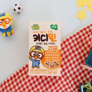 태양생활건강 뽀로로 키디밀 아기두유, 135ml, 24개