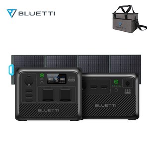 BLUETTI 블루에티 AC60+B80+PV200 파워뱅크세트 403Wh+806Wh 확장형 대용량배터리 초고속충전 캠핑용 차박용 태양광패널 200W 접이식 솔라패널 인산철 차박, 1개, 혼합색상