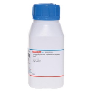 HiMedia GRM209-500G Aluminium Potassium Sulphate Dodeca HiMedia GRM209-500G 알루미늄 황산칼륨 십이수화물 AR 500, 1개