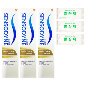 센소다인 멀티케어 치약, 100g, 3개