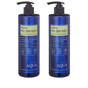 히솝 아쿠아 허브 멀티 헤어 에센스, 2개, 500ml