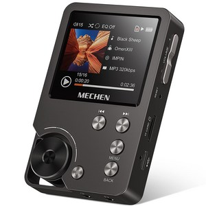 MECHEN HIFI MP3 플레이어 고해상도 음악 플레이어 HiFi 무손실 오디오 플레이어 합금제 64GB 마이크로 SD 카드 첨부 256GB까지 확장 가능, 기타, 1개, 1, 기타, 기타   HIFI MP3 플레이어