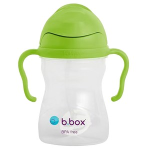 비박스 젤라또 컬러 손잡이 빨대컵, 그린, 240ml, 1개