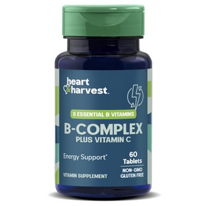 Heart & Harvest B-콤플렉스 플러스 비타민 C 타블렛