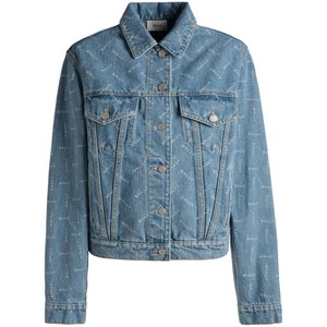 발리 로고 프린트 데님 재킷, 블루계열, L(KR 77)